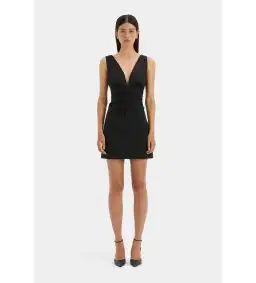 Sir the Label Florent Mini Dress in Black Size 2/AU 10 for rent on The Volte - image 1
