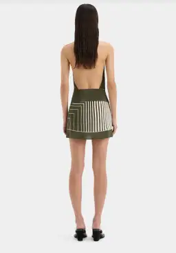 Sir the label Leilana Mini Dress in Garden Stripe Size 8  for rent on The Volte - image 6