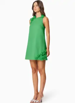 Elliatt Valeria Day Mini Dress In Green Size S / AU 8 for rent on The Volte - image 2