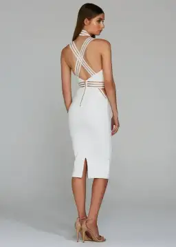 Eliya The Label Leanna Dress White Size 8 for rent on The Volte - image 2