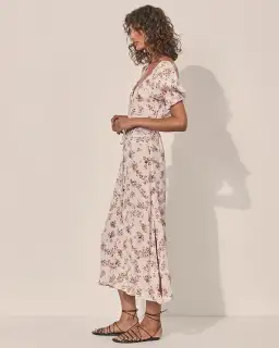 Kivari Edie Button Through Midi Dress Floral Size 16 for rent on The Volte - image 2