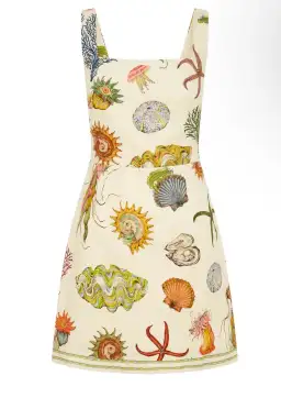 Alemais Sea Mini Dress Print Size 8 for rent on The Volte - image 5