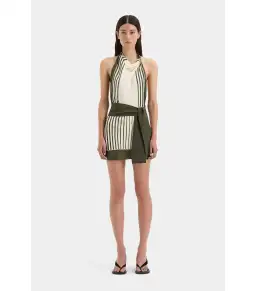 Sir the Label Leilana Mini Dress Garden Stripe Size 3 / AU 12 for rent on The Volte - image 1