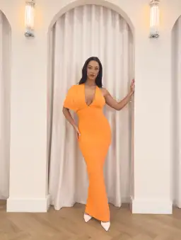 Catwalk Connection Lucia Bandage Dress Orange Size S / AU 8 for rent on The Volte - image 1
