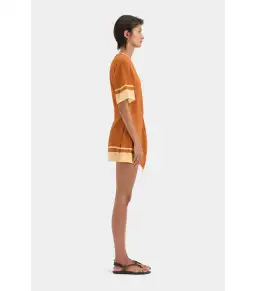 Sir the Label Soma Mini Dress Rust Size 3 / AU 12  for rent on The Volte - image 2