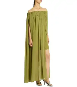 Sass & Bide Claret Maxi Dress Olive Green Size AU 6 for rent on The Volte - image 4