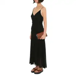 Ginger & Smart Onyx Slip Maxi Dress Onyx Black Size 14 for rent on The Volte - image 2