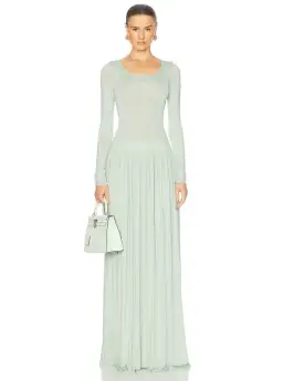 Helsa Aesther Jersey Dress Seafoam Green Size S / AU 8 for rent on The Volte - image 1