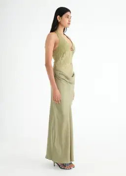 Benni Miko Maxi Dress Pear Size 8 for rent on The Volte - image 2