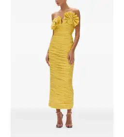 Rachel Gilbert Jensen Dress Yellow Size 2/Au 10  for rent on The Volte - image 3