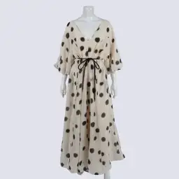 Sheike Audrey spot mesh maxi dress size 18 for rent on The Volte - image 2