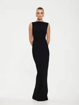 Effie Kats Verona Gown Black Size 10  for rent on The Volte - image 2