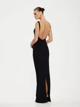Effie Kats Verona Gown Black Size 10  for rent on The Volte - image 3