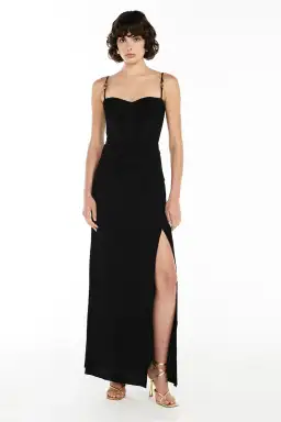 Manning Cartell Double Time Pleat Dress Black Size 14 for rent on The Volte - image 5