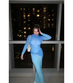 Sass & Bide Life Form Gown Blue Size  XS / AU 6 for rent on The Volte - image 4