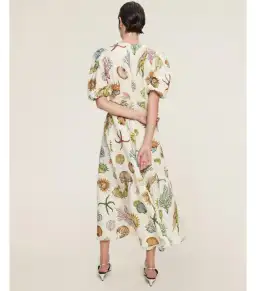 Alemais Sea Midi Dress Print Size AU 12 for rent on The Volte - image 3