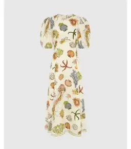Alemais Sea Midi Dress Print Size AU 12 for rent on The Volte - image 4