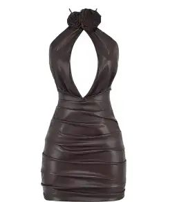House of CB Olivia Mini Dress Brown Size XS / AU 6 for rent on The Volte - image 5