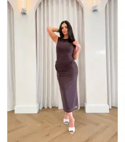 Misha Knox Dress Brown Size 10/M for rent on The Volte - image 1