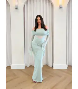 Meshki Kaitlin Dress Basil Size S / AU 8