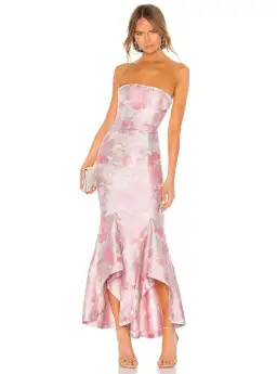 Lovers and Friends Urgonia Gown Pink Tonal Size XS / AU 6