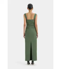 Sir The Label Florent Balconette Gown in Forest Green Size AU 12 for rent on The Volte - image 5
