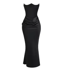 House of CB Persephone Strapless Corset Dress Black Size 6/XS for rent on The Volte - image 5