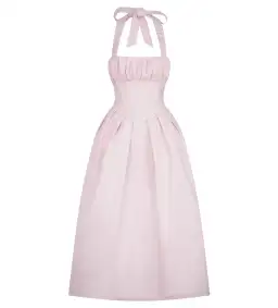 Meshki Candy Halter Midi Dress Ballet Pink AU 8  for rent on The Volte - image 4