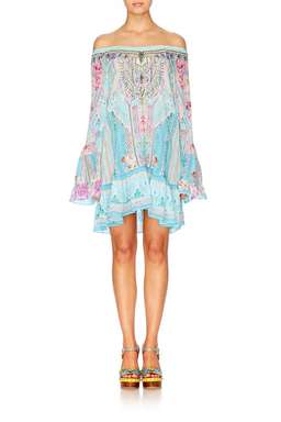 Camilla Garden State A Line Frill Dress Size Small