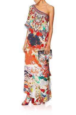 Camilla Geisha Girl Round Neck Kaftan One Size Fits All