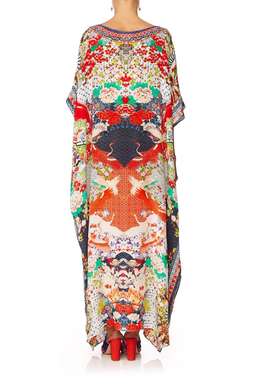 Camilla Geisha Girl Round Neck Kaftan One Size Fits All