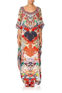 Camilla Geisha Girl Round Neck Kaftan One Size Fits All
