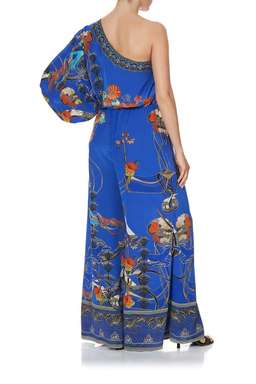 Camilla One Shoulder Flared Jumpsuit Tree of Life