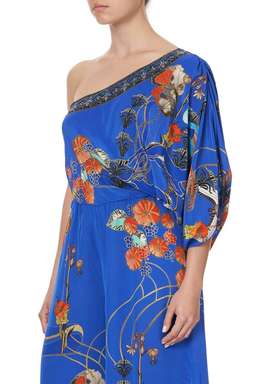 Camilla One Shoulder Flared Jumpsuit Tree of Life
