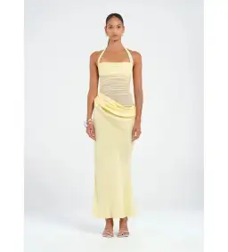 BENNI Gina Maxi Dress Butter Size 8 for rent on The Volte - image 1