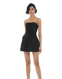Eliya the Label North Mini Dress Black Size L / AU 12 for rent on The Volte - image 2