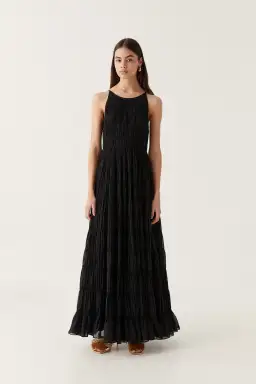 Aje Rosewood Ruched Maxi Dress Size 14 for rent on The Volte - image 4