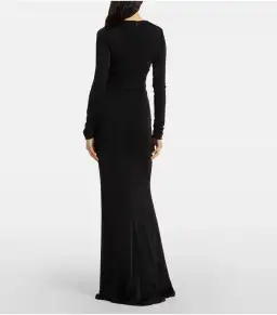 Rebecca Vallance Domenica Cut Out Gown Black Size AU 14 for rent on The Volte - image 2