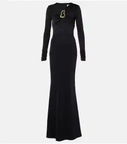 Rebecca Vallance Domenica Cut Out Gown Black Size AU 14 for rent on The Volte - image 4