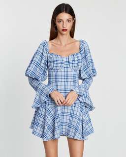 Mossman Crossing Paths Blue Dress 8 for rent on The Volte - image 1