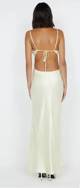 Bec and Bridge Cedar City Maxi Dress Ice Yellow Size 10 for rent on The Volte - image 2
