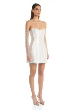 Eliya The Label Kayla Mini Dress White Size 6 for rent on The Volte - image 2