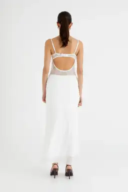 Benni Gabriel Maxi Dress White Size 12