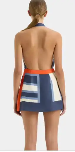 SIR THE LABEL DAZED WRAP HALTER MINI DRESS SIZE 6 for rent on The Volte - image 2