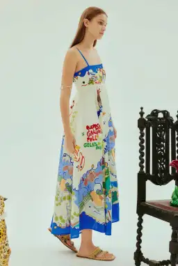 ALÉMAIS  Nadia Sundress Multi Size AU 12 for rent on The Volte - image 4