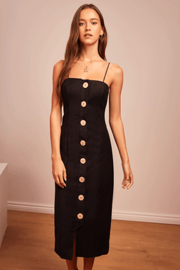 Finders Keepers Pompeii Dress Black 8 for rent on The Volte - image 1