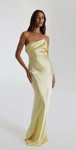 Natalie Rolt Mikayla Gown Yellow Size 8 for rent on The Volte - image 1