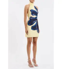 Rebecca Vallance Indigo Bloom Mini Dress Size 8 for rent on The Volte - image 2