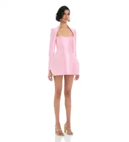 Eliya The Label Kate Mini Dress Pink Size M/AU 10 for rent on The Volte - image 2