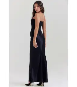  House Of Cb Persephone Corset Gown Black Size M / AU 10 for rent on The Volte - image 2